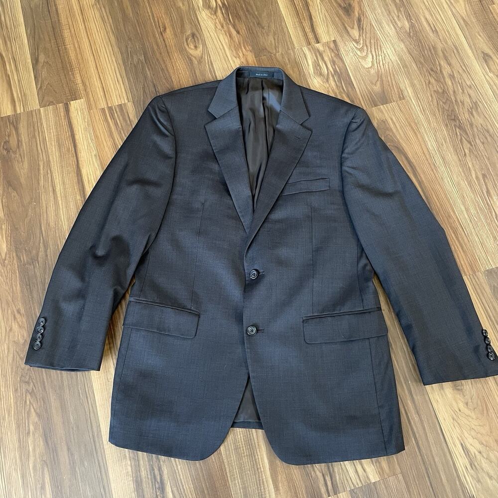 Lauren Ralph Lauren Men’s 40 R 2 Button Dark Brown Blazer 100% Wool